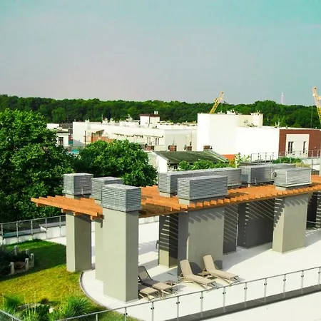 Апартаменты Nadmorskie Tarasy Park I Morze Z Garazem, Basen, Sauna, Jacuzzi Колобжег