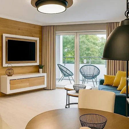 Nadmorskie Tarasy Park I Morze Z Garazem, Basen, Sauna, Jacuzzi Апартаменты