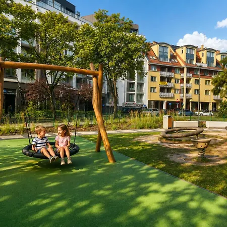 Nadmorskie Tarasy Park I Morze Z Garazem, Basen, Sauna, Jacuzzi Апартаменты Колобжег
